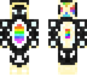 cool rainbow robot