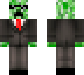 creeper in a black suit