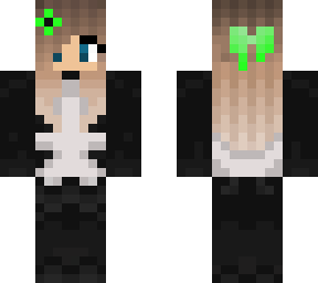 female cyborg green