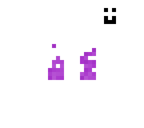 left hand purple flame template