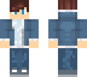 minecraft boy w/ sweatshirt