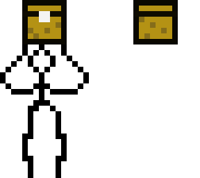 original stickman with a chest