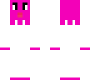 pink ghost from pac man