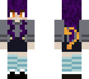 purple and orange imp