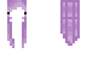 purple hair base girl