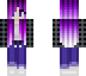 purple hair girl