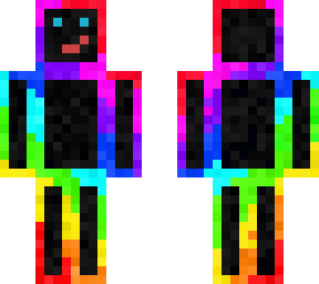 rainbow duud with face