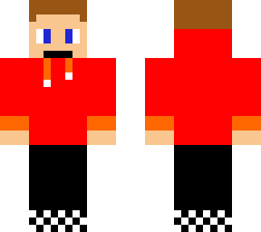 red hoodie