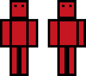 red outline