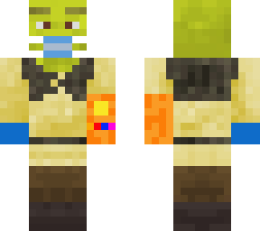 shreck with mask and infinity gontlet