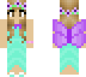 teal & purple fairy