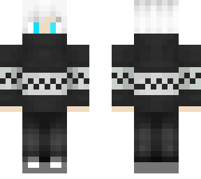 white haired boy