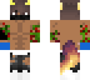 wolf demon assasin with abs