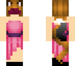 wolf with a dress