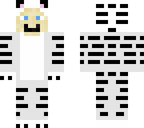 a boy in white tiger ounizes