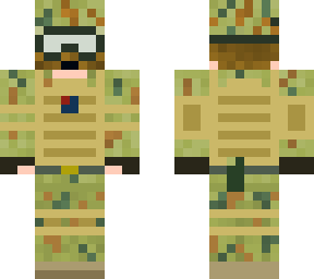 adf / australian soldier wth goggles
