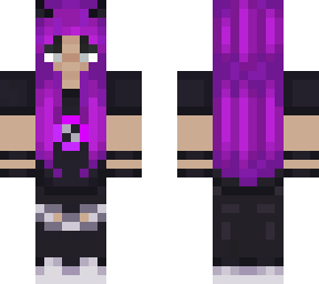 black & purple