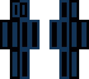 black/blue skins