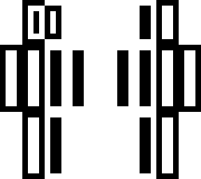 black/white skin