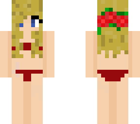 blonde bikini girl