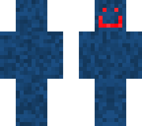 blu man but he is backwards