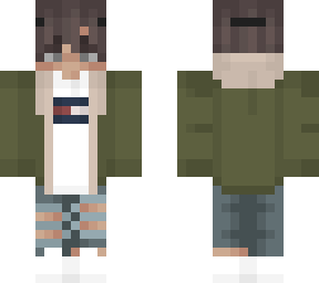 boy with ripped jeans