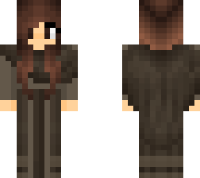 fur pelt/cloak with skirt - no chainmail; fixed cloak