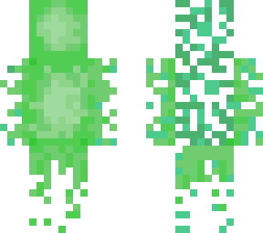 kind of a green fire.
