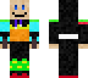 kleurijke skin met veel zwart