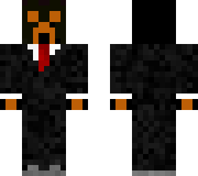 orange creeper in suit