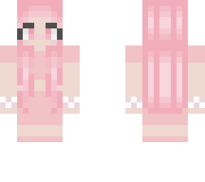 pastel pink lolita styled girl