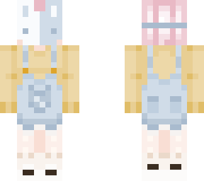 pink haired bunny masked pastel boy