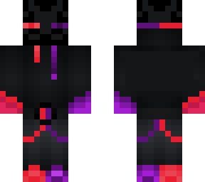 purple and red enderman
