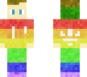 rainbow hoodie boy