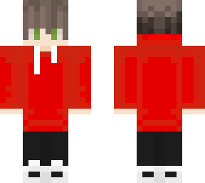 red hoodie