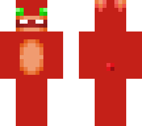 red rabbid green eyes