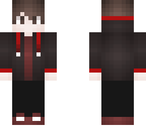 slim red hoodie