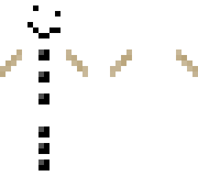 snow man without layering