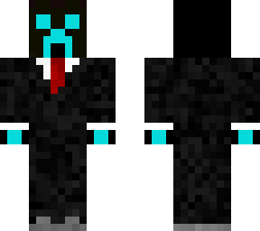 teal creeper in suit