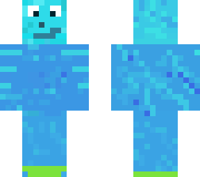 the blue goof man