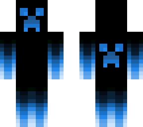 blue glowing creeper