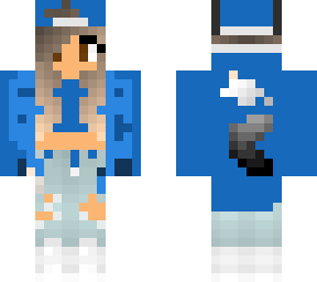 blue wolf girl
