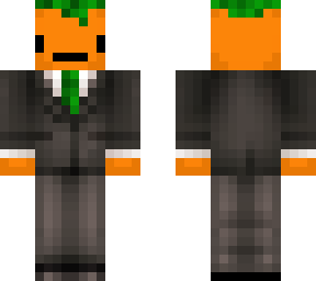 carrot in a suit
