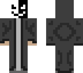cloak man with a smiley mask