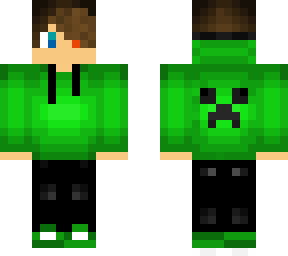 creeper hoodie boy v2