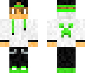 creeper hoodie skin - boy