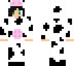 crystal in cow onesie
