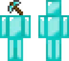 diamond pickaxe decorative head