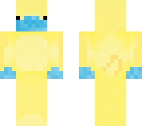 duck wearing a mask
