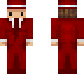 edited maroon suit